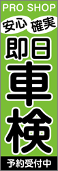 即日車検（90×270cm）