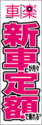 新車が月々定額で乗れる（90×270cm）